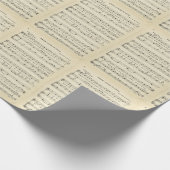 クリスマスホリデーラッピング紙シートミュージック ラッピングペーパー (角)