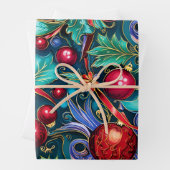 クリスマスホリデーラッピング紙 ラッピングペーパーシート (インサイチュ)