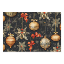 クリスマスホリデーラッピング紙