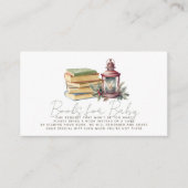 クリスマスホリデーランタン&ブックスブックリクエスト エンクロージャーカード (正面)