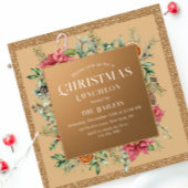 クリスマスホリデーランチョンホテルグリッターウィンターフローラ 招待状