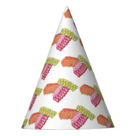 クリスマスホリデーリボンキャンディクリスマスグルメプリント パーティーハット