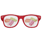クリスマスホリデーリボン懸命キャンディクリスマス食品 レトロサングラス (正面)