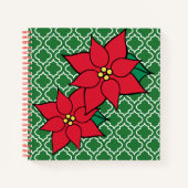 クリスマスホリデーレシピクックブックギフト ノートブック (正面)