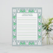 クリスマスホリデーレシピ紙 (スタンド正面)