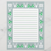 クリスマスホリデーレシピ紙 (裏面)