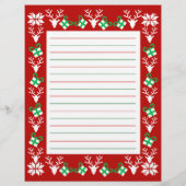 クリスマスホリデーレシピ紙 (裏面)