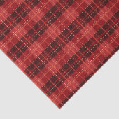 クリスマスホリデーレッドとブラックプレイド 薄葉紙 (詳細)