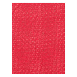 クリスマスホリデーレッドと白い雪 テーブルクロス