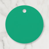 クリスマスホリデーレッドグリーンクッキー交換パーティー フェイバータグ (裏面)