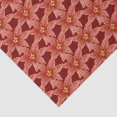 クリスマスホリデーレッドポインセチアフローラ 薄葉紙 (詳細)