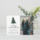 クリスマスホリデー写真の引越しのお知らせ 招待状 (スタンド正面)