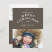 クリスマスホリデー写真はがき | タウペ シーズンポストカード (正面/裏面)