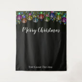 クリスマスホリデー写真用背景パーティータペストリー タペストリー (正面)