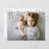 クリスマスホリデー冬の写真はがき シーズンポストカード (正面/裏面)