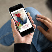 クリスマスホリデー冬の緑のホリー写真 シーズンカード