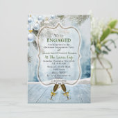 クリスマスホリデー婚約パーティ 招待状 (スタンド正面)