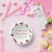 クリスマスホリデー小メリーさな赤ちゃんシャワー ペーパーボウル (パーティー)