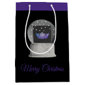 クリスマスホリデー恋しく思抱き枕アメリカスノーグローブ ミディアムペーパーバッグ (正面)