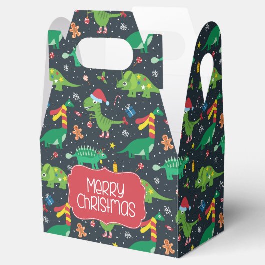 クリスマスホリデー恐竜のお気に入り フェイバーボックス (オープン)