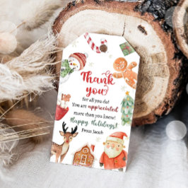 クリスマスホリデー感謝家族 ギフトタグ