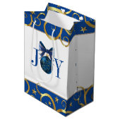 クリスマスホリデー抱き枕ジョイオーナメント ミディアムペーパーバッグ (正面アングル)