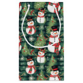 クリスマスホリデー抱き枕 スモールペーパーバッグ (裏面)