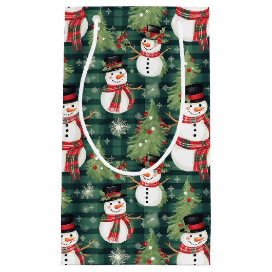 クリスマスホリデー抱き枕 スモールペーパーバッグ (正面)