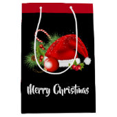 クリスマスホリデー抱き枕 ミディアムペーパーバッグ (正面)