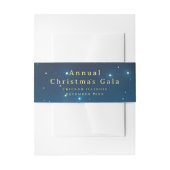 クリスマスホリデー招待状用帯 招待状ベリーバンド (正面例)