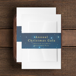 クリスマスホリデー招待状用帯 招待状ベリーバンド