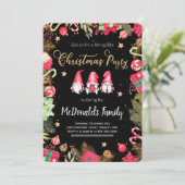 クリスマスホリデー招待状 招待状 (スタンド正面)