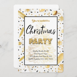 クリスマスホリデー招待状 招待状