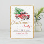 クリスマスホリデー招待状 招待状 (スタンド正面)