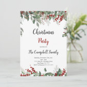 クリスマスホリデー招待状 招待状 (スタンド正面)