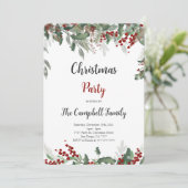 クリスマスホリデー招待状 招待状 (スタンド正面)