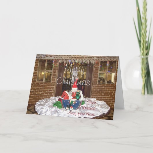 クリスマスホリデー故郷から離れて インスパイアされたA シーズンカード (正面)