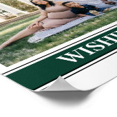 クリスマスホリデー新聞をテーマにしたステッカー ポスター (角)