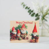 クリスマスホリデー格言 ポストカード (スタンド正面)