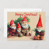 クリスマスホリデー格言 ポストカード (正面/裏面)