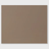 クリスマスホリデー深い濃い飽和褐色 ラッピングペーパー (フラット)