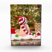 クリスマスホリデー私はおばあちゃんとおじいちゃんのことが大好き フォトブロック (正面)