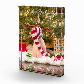 クリスマスホリデー私はおばあちゃんとおじいちゃんのことが大好き フォトブロック (右)