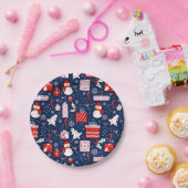 クリスマスホリデー紙プレート ペーパープレート (パーティー)