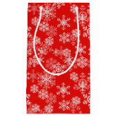 クリスマスホリデー紙抱き枕 スモールペーパーバッグ (正面)