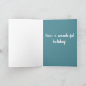 クリスマスホリデー素晴らしピレネー カード (内部)