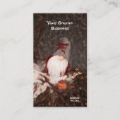 クリスマスホリデー素朴ヴィンテージ格言 名刺 (正面)