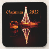 クリスマスホリデー航海のコースターセット コースター (正面)