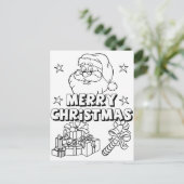 クリスマスホリデー葉書の色 シーズンポストカード (スタンド正面)