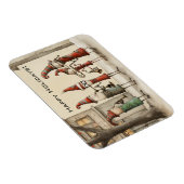 クリスマスホリデー通りミュージシャンマグネット マグネット (右側)